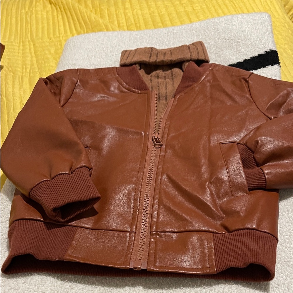 SHEIN Brown Kids Jacket